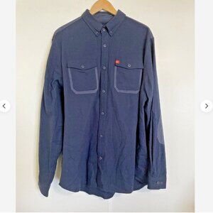 American Outdoorsman NWT 2XL Navy Blue Flannel Shirt